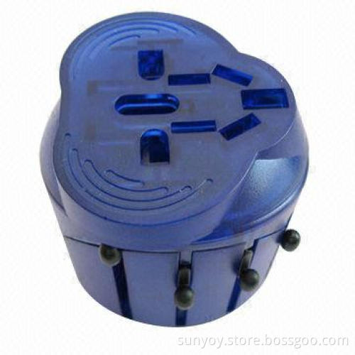 USB Universal Travel Adapter, 100 to 240V Input, Measures 55x60x60mm Approximately